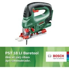 Bosch PST 18 LI Baretool Dekupaj Makinası (Akü ve Şarj Cihazı Dahil Değildir)