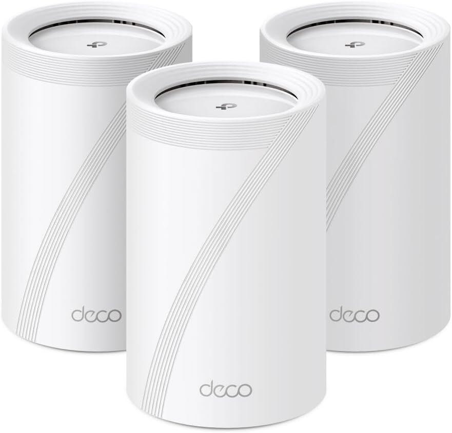 TP-Link Deco BE65 3-pack, BE9300 Mbps, 4 × 2.5 Gbps Portlar, 320 MHz