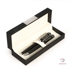 Babalara Özel Siyah-Gümüş Kalem Seti