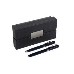 İsme Özel Pirinç Kalem Seti ( Mavi)