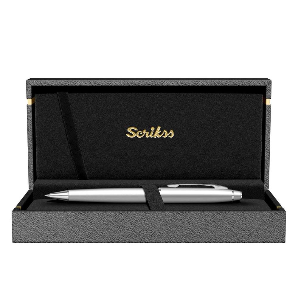 Scrikks Noble 35 Mat Krom İsme Özel Tükenmez K.