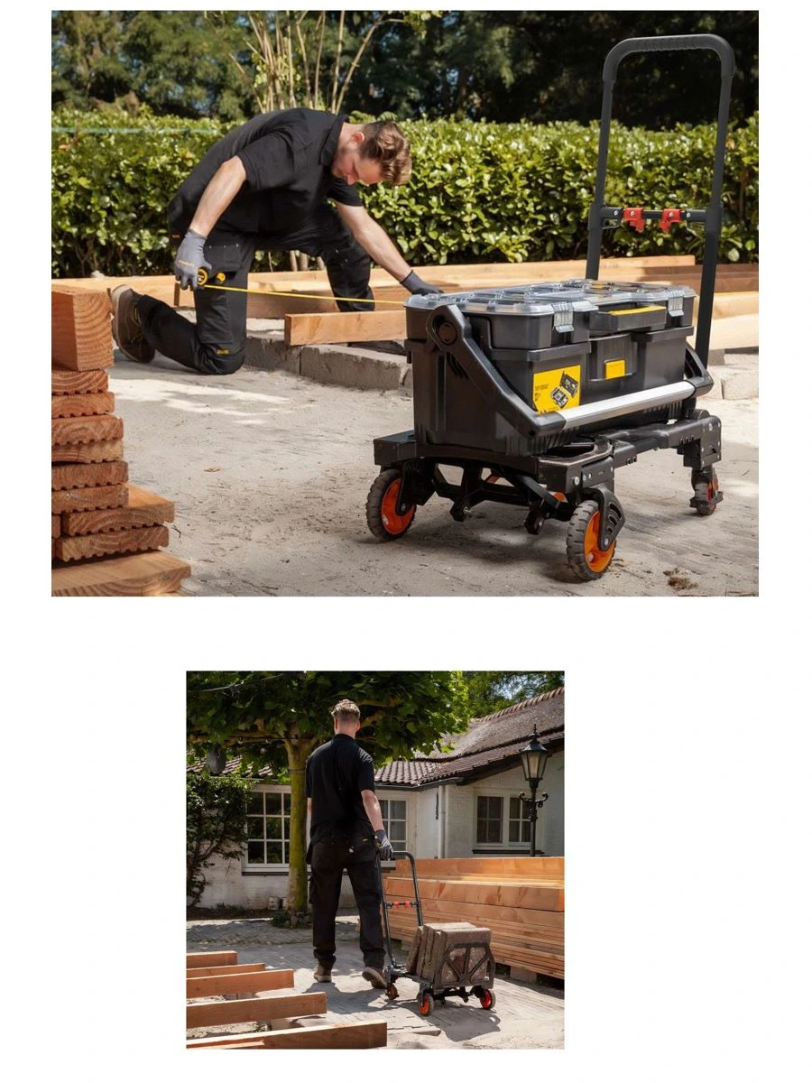 BLACK+DECKER BH206 katlanır el arabası açıklama görseli çok fonksiyonlu taşıma çözümü