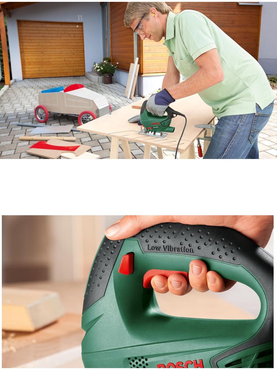 Bosch PST 700 E Easy 500 Watt dekupaj testere, ahşap ve farklı malzemelerde pratik kesim için kompakt ve kullanışlı elektrikli el aleti