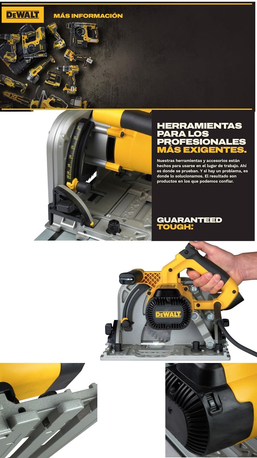 Dewalt DWS520KT 1300W 165 mm dalma testere ile hassas ve kontrollü ahşap kesimi