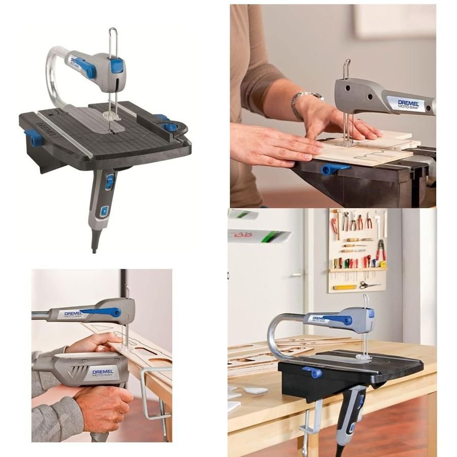Dremel MS20 Moto-Saw tezgahüstü kıl testere ile hassas kesim, kolay kullanım ve çok yönlü ahşap işleme deneyimi