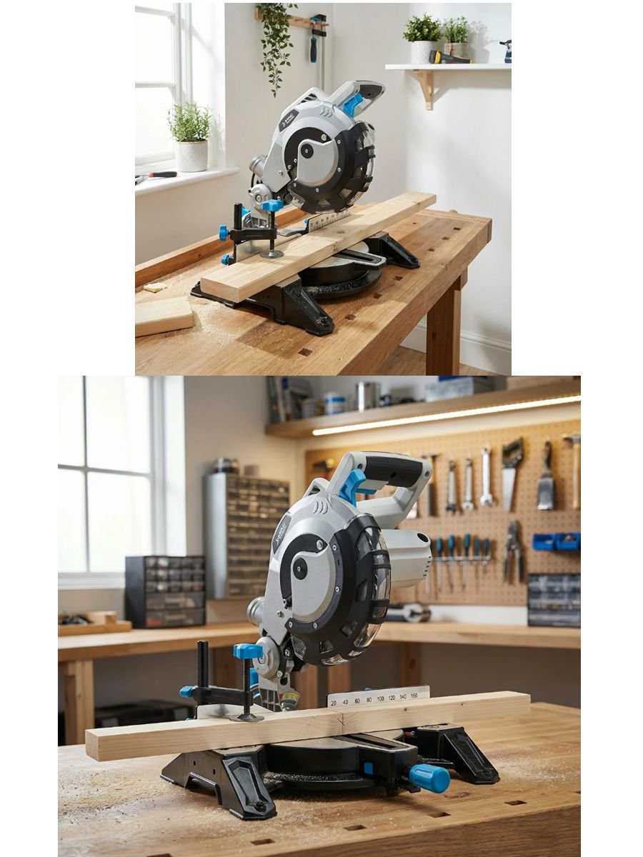 Mac Allister 1400 W 210 mm gönye kesme makinesi ürün açıklama görseli