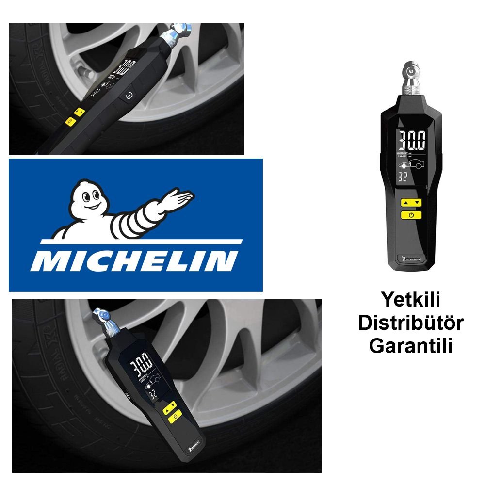 Michelin MC12295 99 PSI dijital lastik basınç ölçer