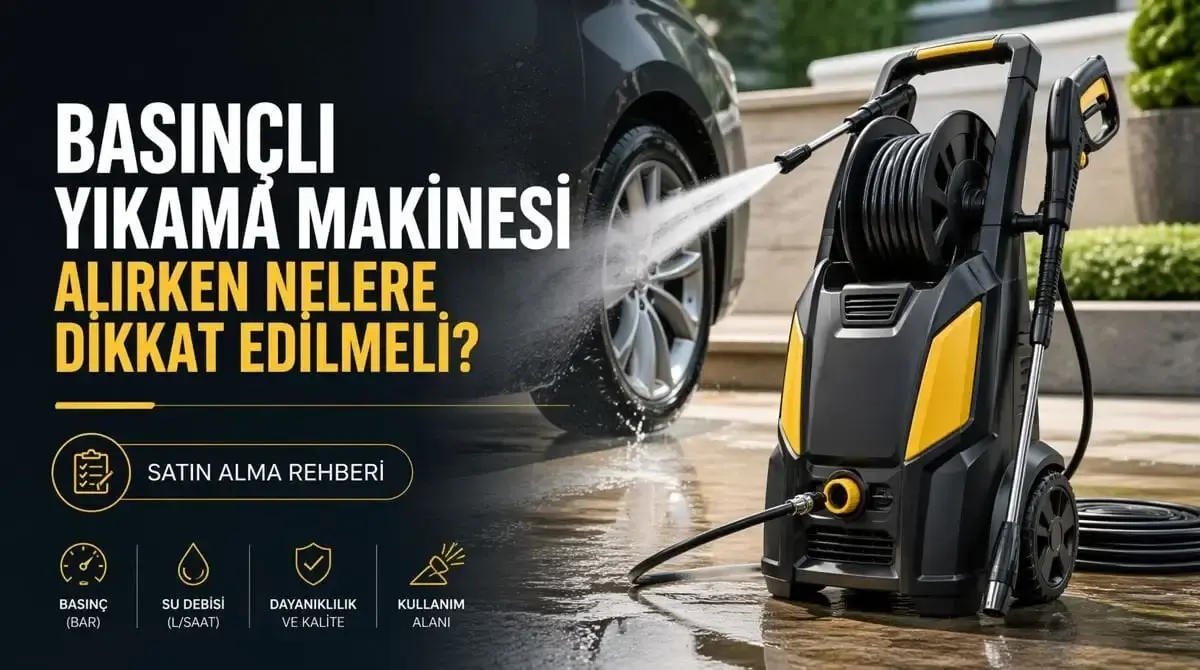 Basınçlı Yıkama Makinesi Alırken Nelere Dikkat Edilmeli?