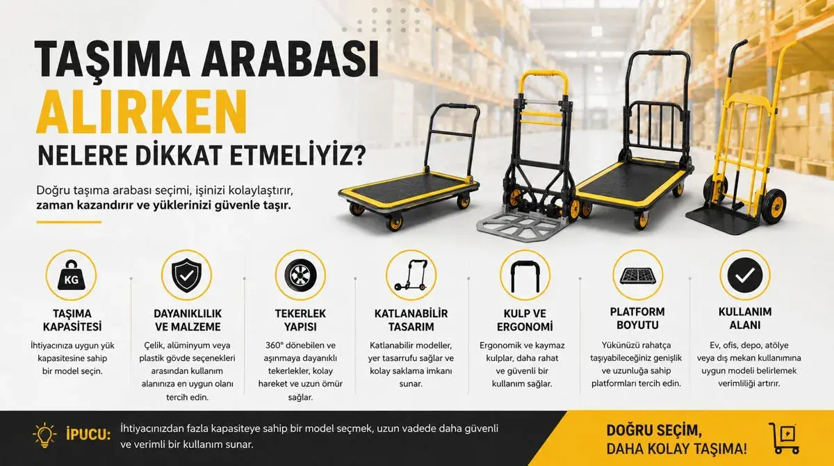 Taşıma Arabası Alırken Nelere Dikkat Edilmeli?