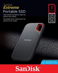 SanDisk 1TB Extreme Taşınabilir Harici SSD, USB-C, USB 3.1, 550MB/sn'e kadar - SDSSDE60-1T00-G25