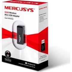 Mercusys MW300UM N300 Mbps Kablosuz Mini USB Adaptör