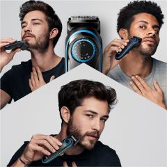 Braun BT 5240 AutoSense Şarjlı Saç ve Sakal Şekillendirici Siyah-Mavi + Gillette Fusion ProGlide