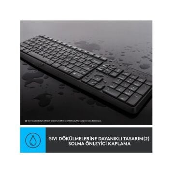 Logitech MK235 Kablosuz Türkçe Q Klavye Mouse Seti