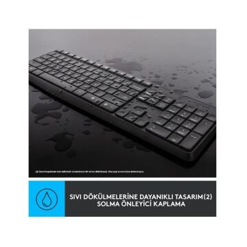 Logitech MK235 Kablosuz Türkçe Q Klavye ve Mouse Seti