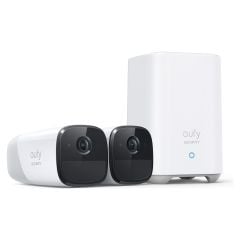 Anker Eufy Security Eufycam 2 Pro Kablosuz Akıllı Güvenlik ve 2K Kamera Sistemi 2 Kamera 1 Ana Ünite Kiti - T8851