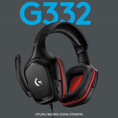 Logitech G332 Kablolu Kulak Üstü Oyuncu Kulaklığı