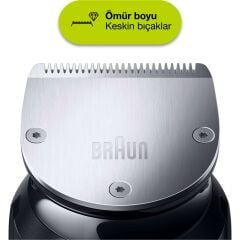 Braun BT 7240 Şarjlı Saç&Sakal Şekillendirici AutoSense, Kablosuz + Gillette Fusion ProGlide