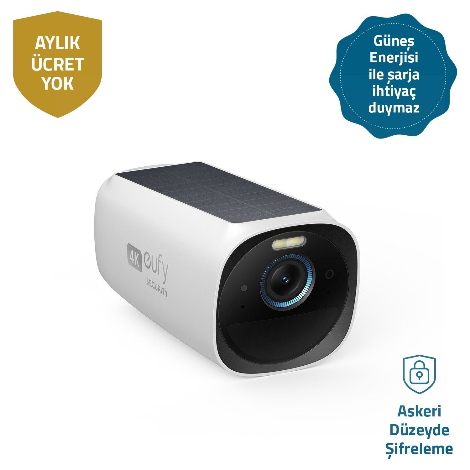 Anker Eufy Security S330 Eufycam 3 Kablosuz Akıllı Güvenlik ve 4K Kamera Sistemi Eklenti Kamera - T8160