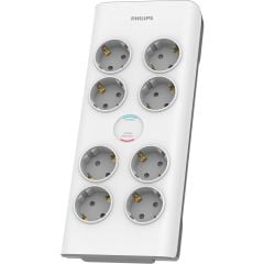 Philips SPN7080WA/62 8'li Akım Korumalı Priz 2 mt Kablo (3680 W 16 A )