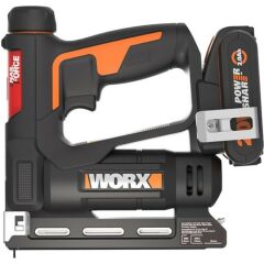 Worx WX843 20 V 2 Ah Li-Ion Akülü 6-14 mm Zımba ve 15 mm Çivi Çakma Makinesi