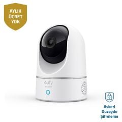 Anker Eufy Security 360 Derece Dönebilen Kızılötesi Gece Görüşlü IP Kamera - 2K HD Çözünürlük - T8410 (Anker Türkiye Garantili)