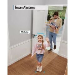 Anker Eufy Security 360 Derece Dönebilen IP Kamera - 2K HD Çözünürlük - T8410