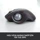 Logitech MX Ergo Kablosuz Trackball Mouse Siyah