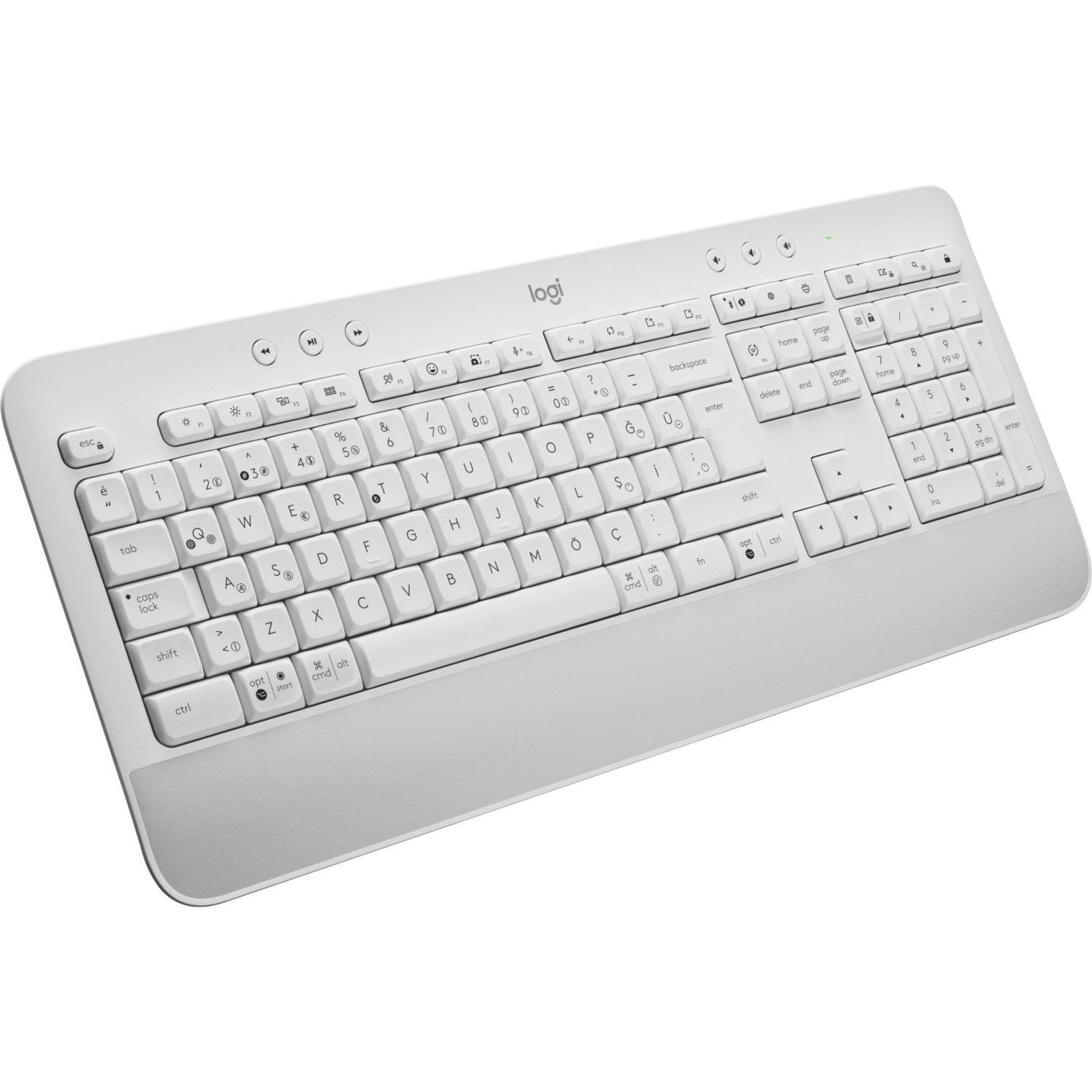 Logitech Signature K650 Tam Boyutlu Kablosuz Türkçe Q Klavye - Beyaz