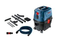 Bosch Professional GAS 15 PS Elektrikli Süpürge (1.100 W, Hazne hacmi, brüt: 15 lt kutu hasarlı