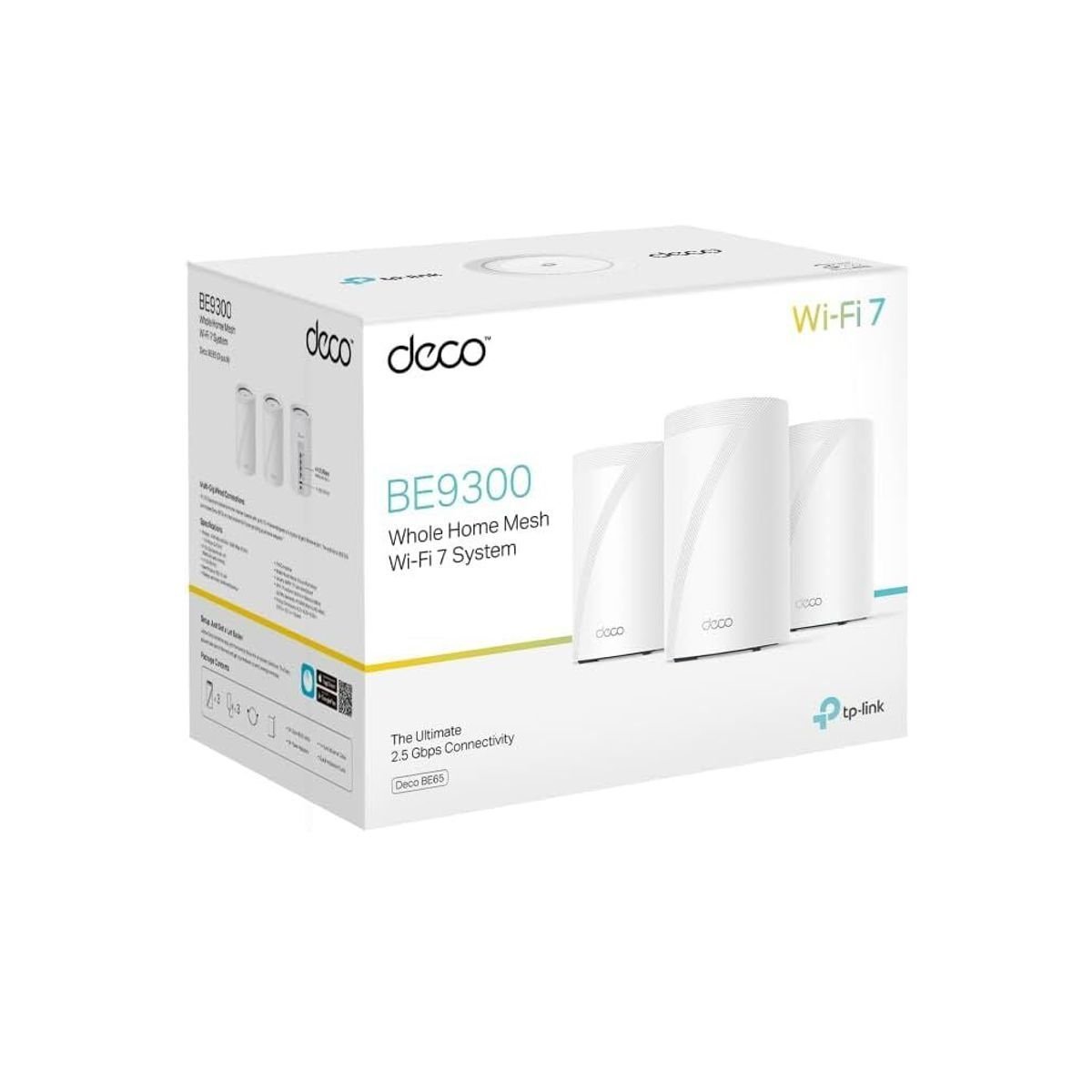 TP-Link Deco BE65 (3-Pack) Wi-Fi 7 Mesh Sistemi BE9300 Mbps