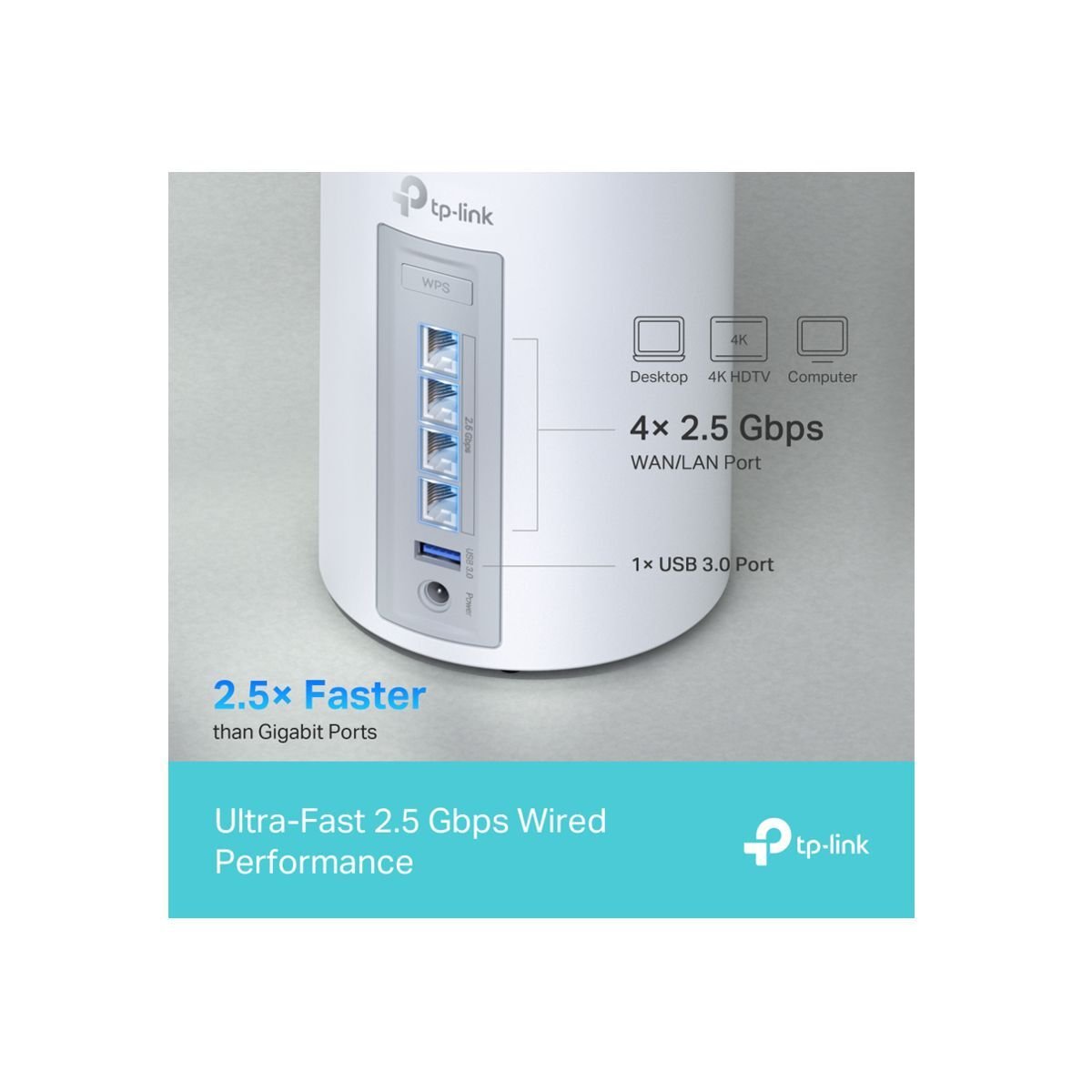 TP-Link Deco BE65 (3-Pack) Wi-Fi 7 Mesh Sistemi BE9300 Mbps