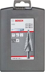 Bosch - 3 Parçalı Hss Kademeli Matkap Ucu Seti - 4-12: 4-20: 6-30 Mm