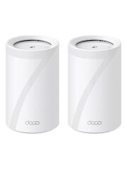 TP-Link Deco BE65 (2-Pack)  Wi-Fi 7 Mesh Sistemi  BE9300 Mbps  Fiber Uyumlu  Üç Bant  AI-Roaming  2.5 Gbps Port  6 GHz  200 Cihaz
