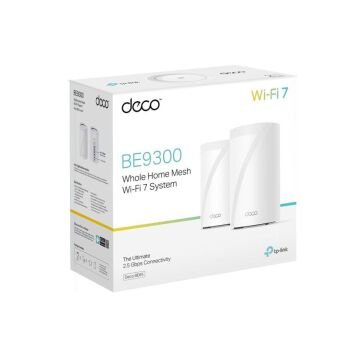 TP-Link Deco BE65 (2-Pack) Wi-Fi 7 Mesh Sistemi BE9300 Mbps