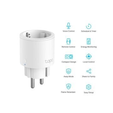 TP-Link Tapo P115 (4-Pack)  Mini Akıllı Wi-Fi Priz