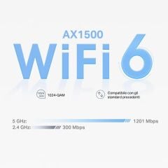 TP-Link Deco X10 1’li Paket | Wi-Fi 6 Mesh Sistemi | AX1500 Mbps Hız | Fiber Uyumlu