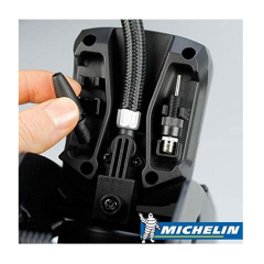 Michelin MC12209 Dijital Basınç Göstergeli Çift Pistonlu Ayak Pompası