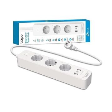 TP-Link Tapo P300 3'lü 1,5 m Akıllı Wi-Fi Priz ve 18 W Hızlı Şarj