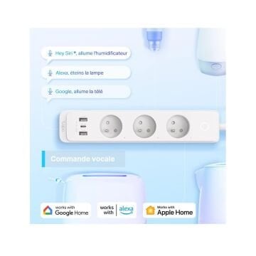 TP-Link Tapo P300 Akıllı Wi-Fi Priz 3’lü 1.5m | 18W Hızlı Şarj