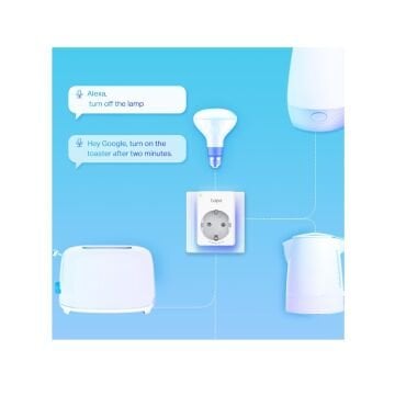 TP-Link Tapo P110 Mini Akıllı Wi-Fi Priz Enerji İzleme | Uzaktan Kontrol ve Alexa Uyumlu
