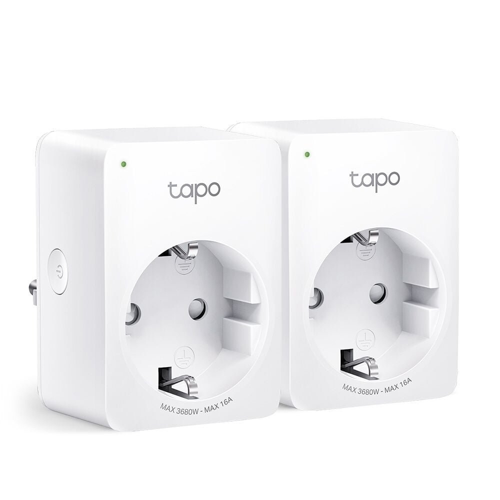 TP-Link Tapo P110 (2-Pack) Mini Akıllı Wi-Fi Priz Enerji İzleme | Alexa ve Google Home Uyumlu