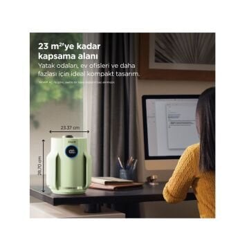 Shark NeverChange5 Compact Pro Hava Temizleyici Mint Yeşili HP072EUGN