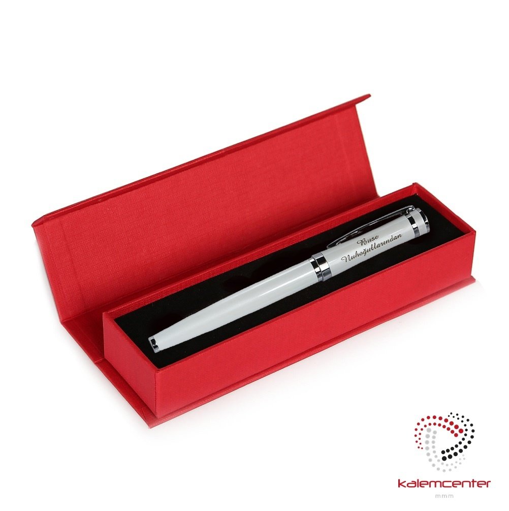 İsme Özel Roller Kalem (Beyaz)