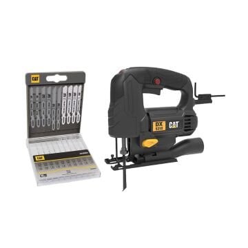 CAT DX5310 550W Profesyonel Devir Ayarlı Dekupaj Testere + DA06901 10 Parça Testere Ucu