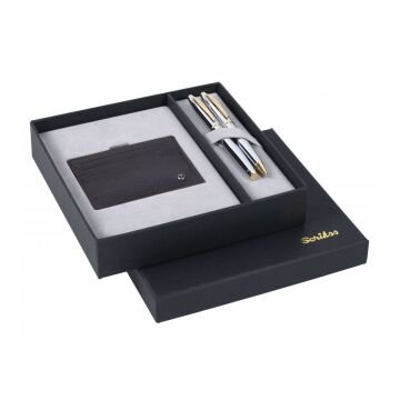 Scrikss DR216 Kalem ve Deri Kartlık Hediyelik Set