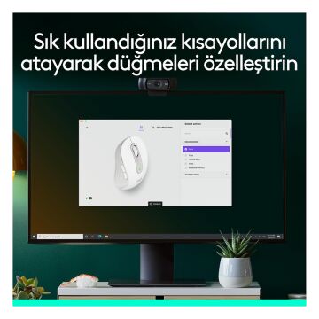Logitech Signature M650 Large Beyaz Kablosuz Mouse