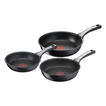 Tefal UnlimitedOne Titanyum 6X İndüksiyon Tabanlı 20/24/28 cm 3'lü Tava Seti