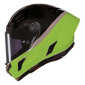 Nolan X-804 RS D.O.C. 347 Karbon Kapalı Motosiklet Kaskı Siyah/Yeşil XL