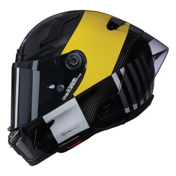 Nolan X-804 RS Combo Gara 350 Karbon Kapalı Motosiklet Kaskı Siyah/Turuncu XL