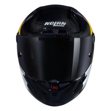 Nolan X-804 RS Combo Gara 350 Karbon Kapalı Motosiklet Kaskı Siyah/Turuncu XL